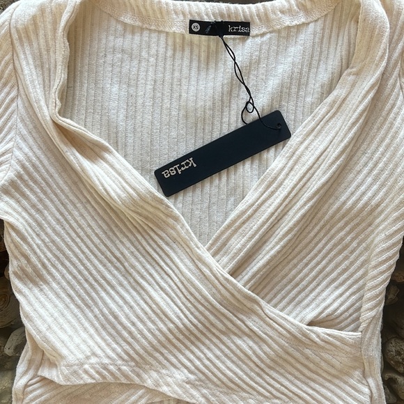 Krista surplice wrap blouse and matching Krista bodycon slit skirt set NTW - Picture 6 of 6